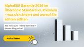AlphaESS Garantie 2026 im Überblick: Standard vs. Premium – was sich ändert und worauf Sie achten sollten