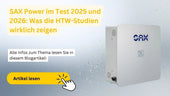 SAX Power im Test 2025 und 2026 mit Heimspeicher und Artikelhinweis