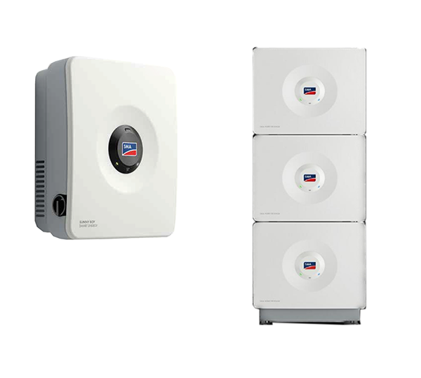 SMA Home Storage 9.8 + Sunny Boy SE 6.0 HV-Speichersystem, 9,84 kWh nutzbar, 1-phasig