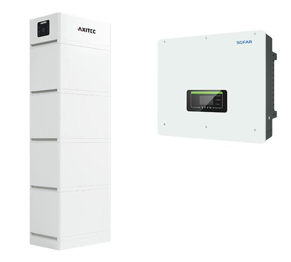 Axitec AXISTORAGE LI SV2 16.9 kWh + Sofar HYD 10KTL-3PH Hybrid Wechselrichter Speicher Set