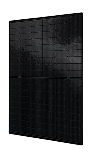 Bild von SoliTek SOLID FRAMELESS, FULLBLACK 435W (VPE 25) GLAS-GLAS, BIFAZIAL, FULL BLACK, MC4-EVO2