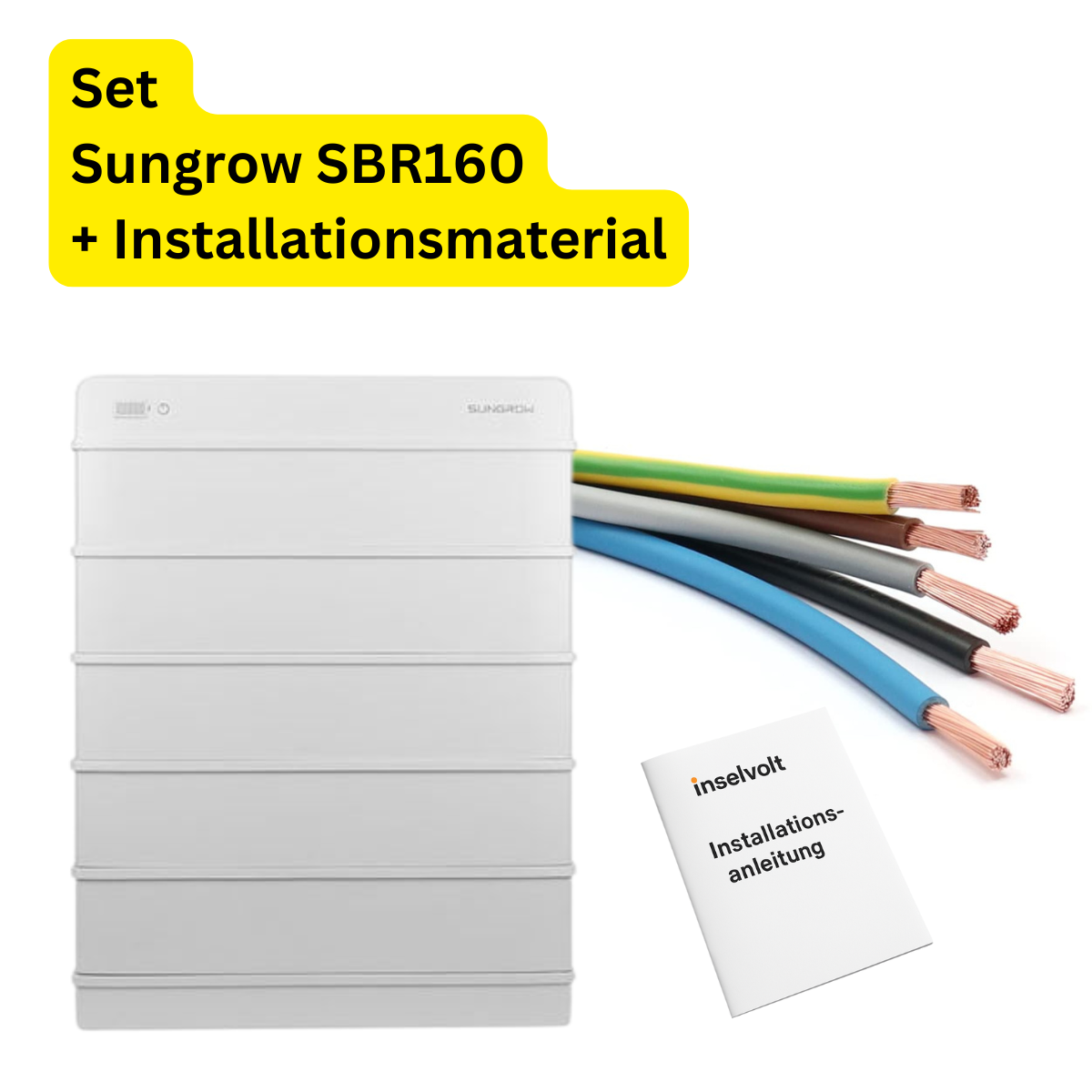 Sungrow SBR160 Batteriespeicher 16,0 kWh v13.2