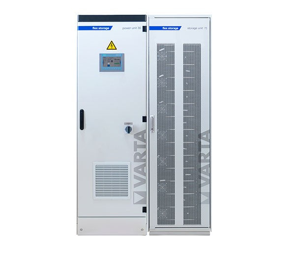 Bild von Varta VARTA FLEX STORAGE E 36/75, GEWERBESPEICHER 67,5 KWH NUTZBAR, 36KW WR, INKL. INBETRIEBNAHME