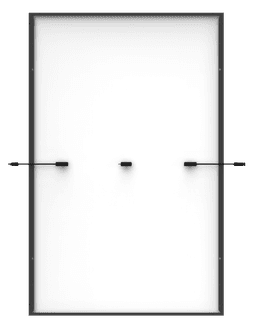 Bild von Trina Vertex S+ N-Type Doppelglas 450W - Triple-Cut 1500V All Black Solarpanel