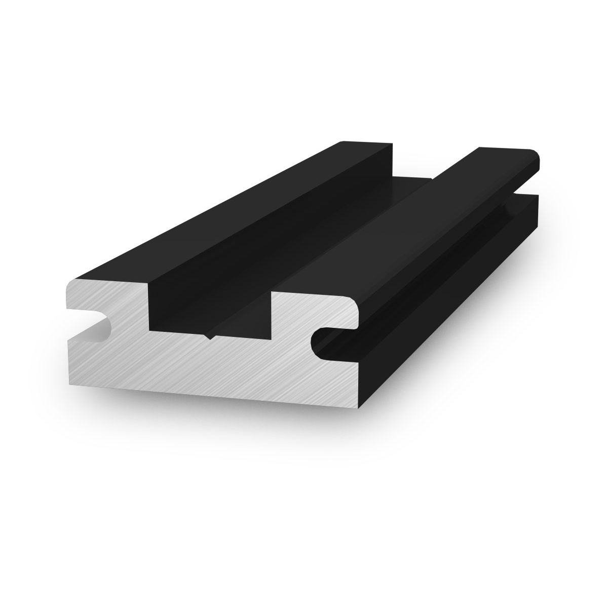 K2 Schienenverbinder InsertionRail, Schwarz eloxiert