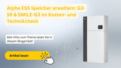 Teaser-Grafik zum Artikel „Alpha ESS Speicher erweitern: G3-S5 & SMILE-G3“