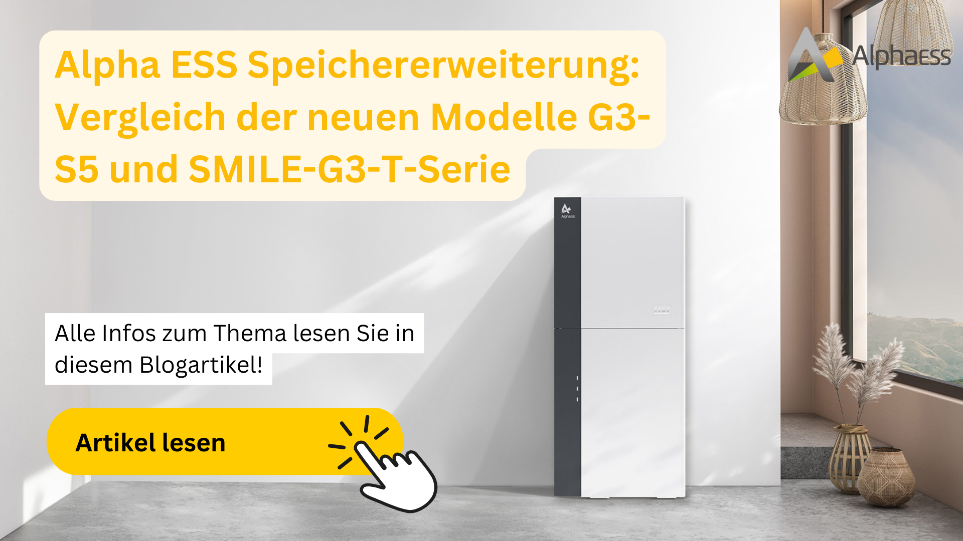 Alpha ESS Smile G3-T10 Wechselrichter und Batteriespeicher-Set – inselvolt