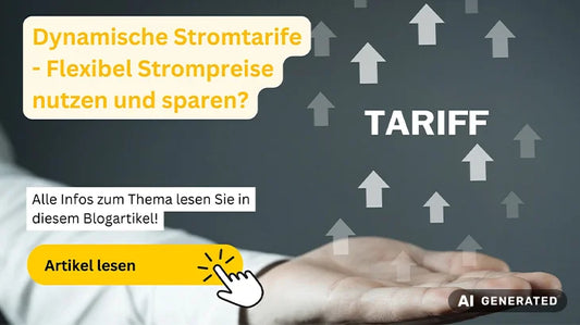 Dynamische Stromtarife flexibel nutzen und sparen