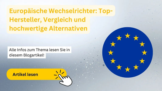 Titelgrafik: Europäische Wechselrichter – Top-Hersteller & Vergleich