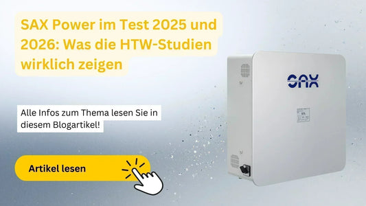 SAX Power im Test 2025 und 2026 mit Heimspeicher und Artikelhinweis