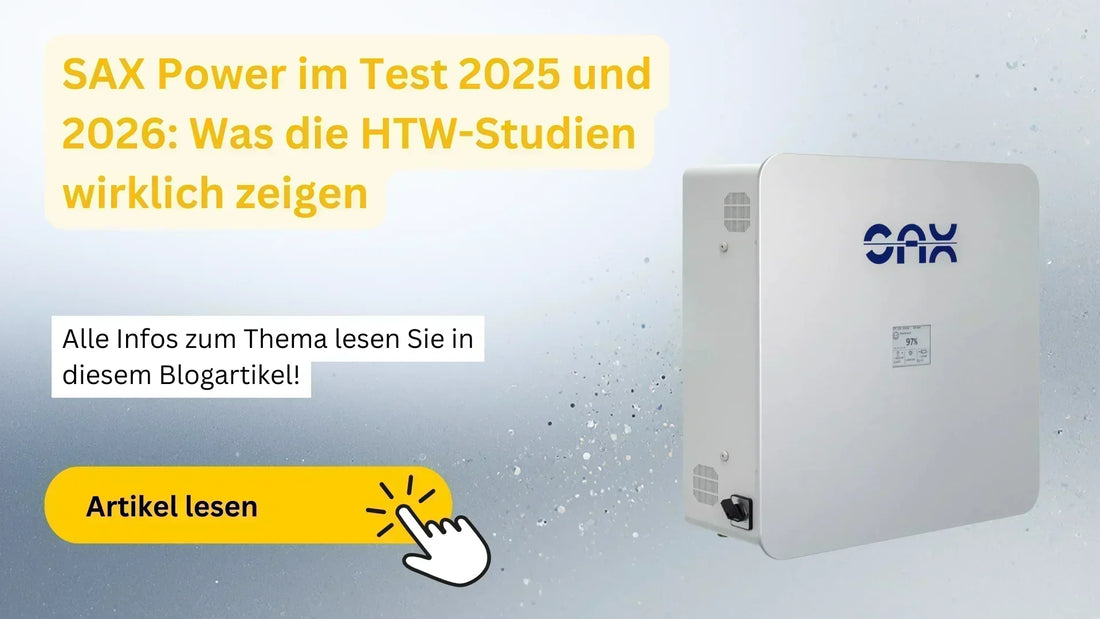 SAX Power im Test 2025 und 2026 mit Heimspeicher und Artikelhinweis