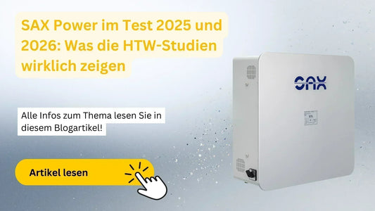 SAX Power im Test 2025 und 2026 mit Heimspeicher und Artikelhinweis
