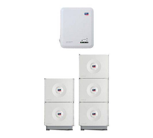 SMA Home Storage 16.4 + Sunny Tripower SE 10.0 HV-Speichersystem, 16,4 kWh nutzbar, 3-phasig