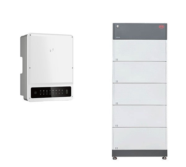 BYD + Goodwe BYD HVM 13.8 + GW 10KN-ET PLUS HYBRID-WR HV-Speichersystem, 13,8 kWh nutzbar, 3-phasig