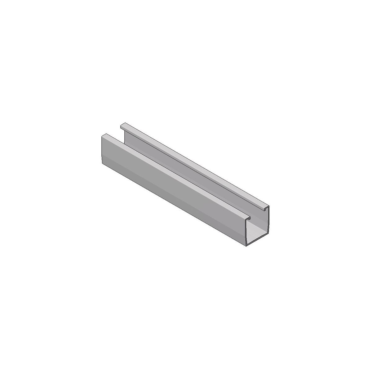 Van der Valk Trapezprofil. L 2107 mm für aufgeständerte Anlagen. Alu
