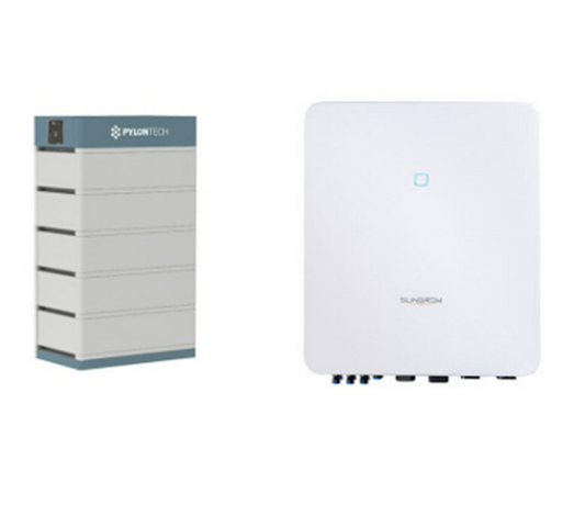 Pylontech + Sungrow Pylontech Force H1 16.9 + Sungrow SH10.0RT-20-V11 HV-Speichersystem, 16,9 kWh nutzbar, 3-phasig