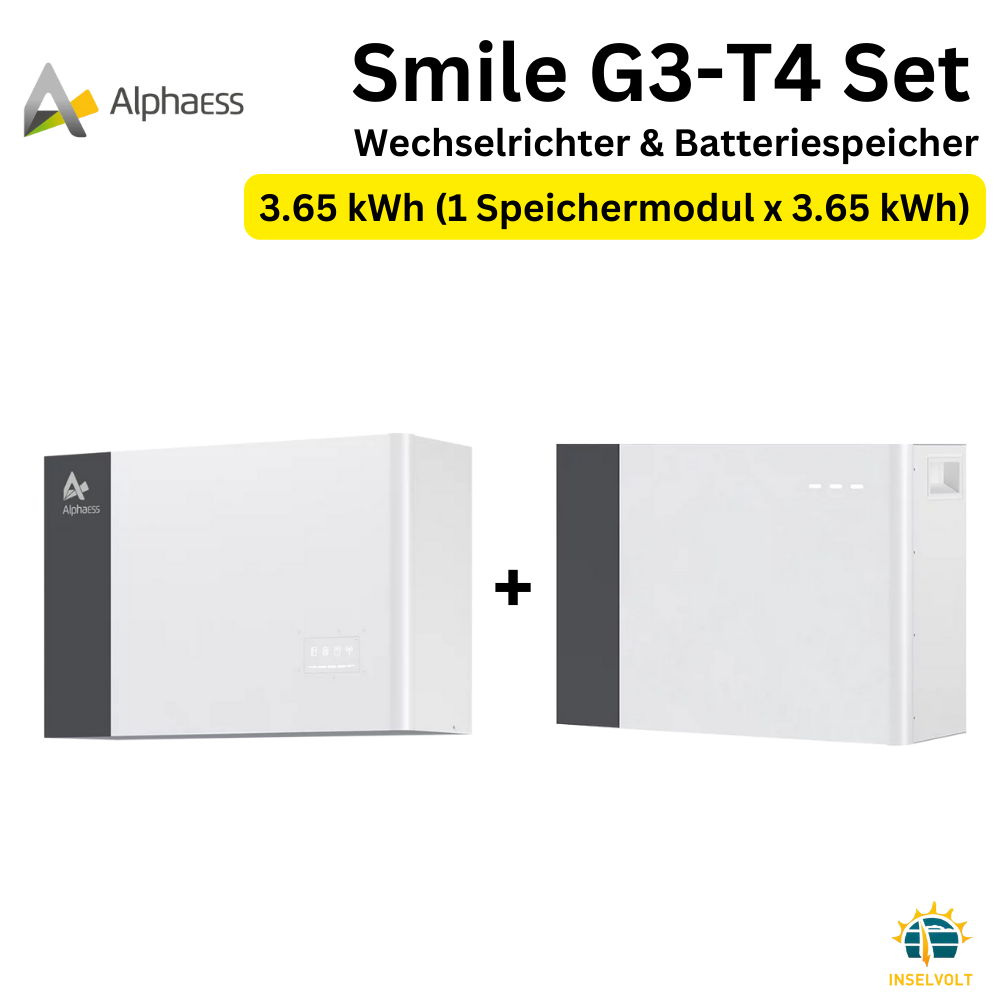 Alpha ESS Smile G3-T4 Wechselrichter und Batteriespeicher-Set