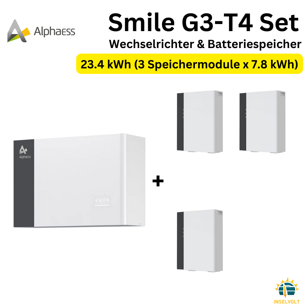 Alpha ESS Smile G3-T4 Wechselrichter und Batteriespeicher-Set