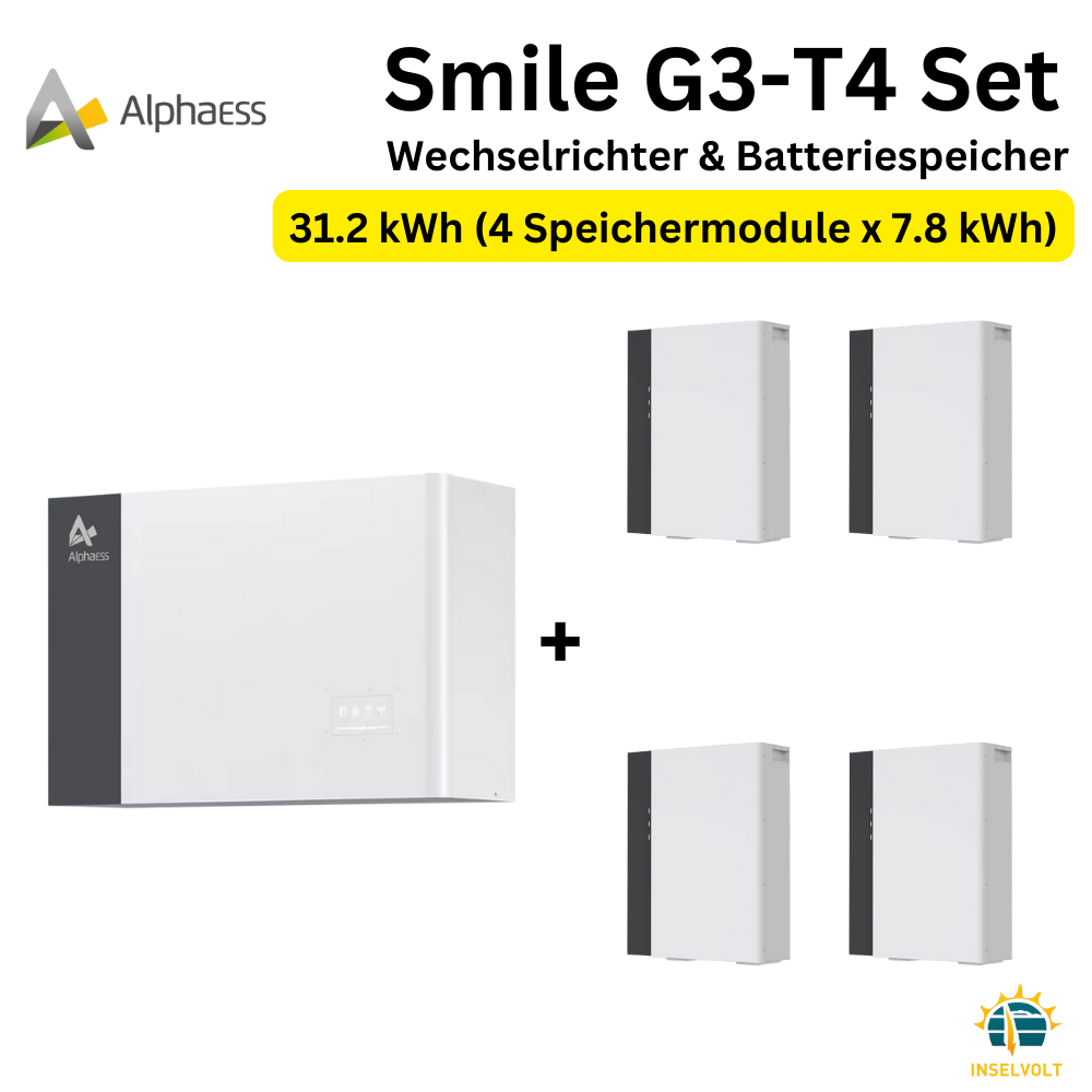 Alpha ESS Smile G3-T4 Wechselrichter und Batteriespeicher-Set