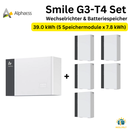 Alpha ESS Smile G3-T4 Wechselrichter und Batteriespeicher-Set