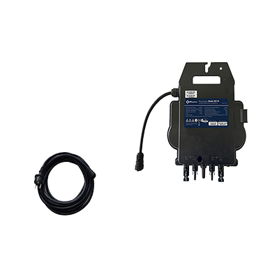 Bild von APSYSTEMS EZ1-M (600VA) + POWER CORD (5M), 10ER SET 10 X MICROWECHSELRICHTER + CABLE, 600 VA, 1-PHASIG