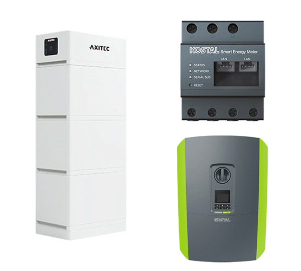 Axitec + Kostal AXISTORAGE LI SV2 10.1 + PLENTICORE PLUS 5.5 G2 HV-Speichersystem