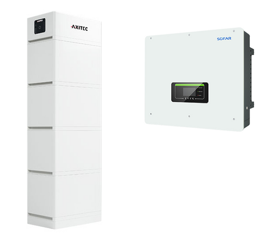 Axitec AXISTORAGE LI SV2 16.9 kWh + Sofar HYD 20KTL-3PH Hybrid Wechselrichter Speicher Set
