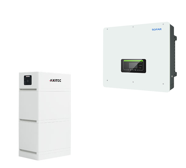 Axitec AXISTORAGE LI SV2 6.7 kWh + Sofar HYD 10KTL-3PH Hybrid Wechselrichter Speicher Set