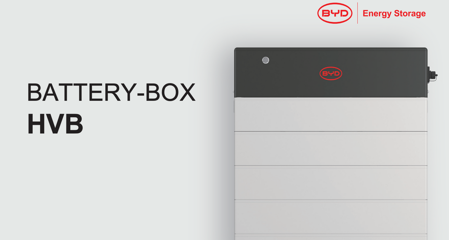 BYD Battery-Box HVB 5,9-29,6 Hochvoltspeicher Komplettspeicher