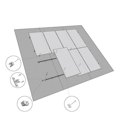 Esdec CFB Endklemme, für PV Unterkonstruktionen