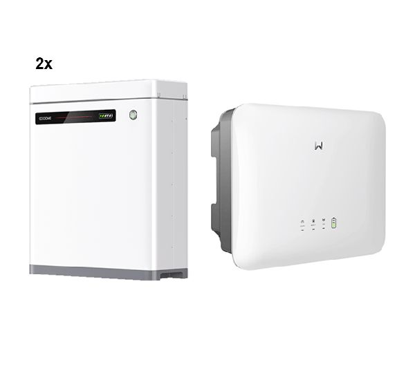 Goodwe Speichersystem GW5000-ES-20 10,8 kWh 1-phasig, 2x Lynx Home U5.4-20, Notstrom, 16A MPPT, IP65/IP55