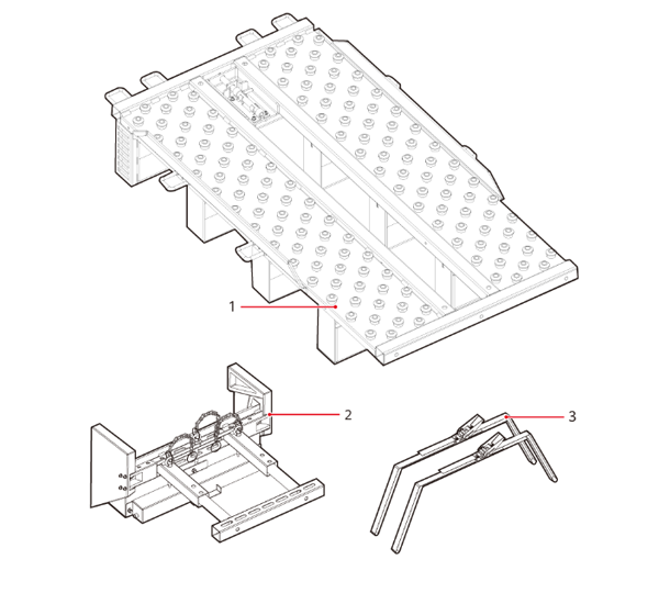 Bild von HUAWEI LUNA2000-H1 BATTERY INSTALLATION TRAY HEBE-AUFSATZ FÜR GABELSTAPLER