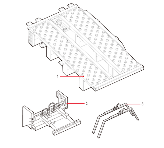 Bild von HUAWEI LUNA2000-H1 BATTERY INSTALLATION TRAY HEBE-AUFSATZ FÜR GABELSTAPLER
