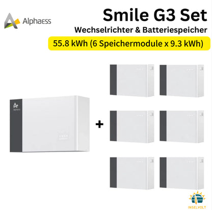 Alpha ESS Smile G3-T15 Wechselrichter und Batteriespeicher-Set