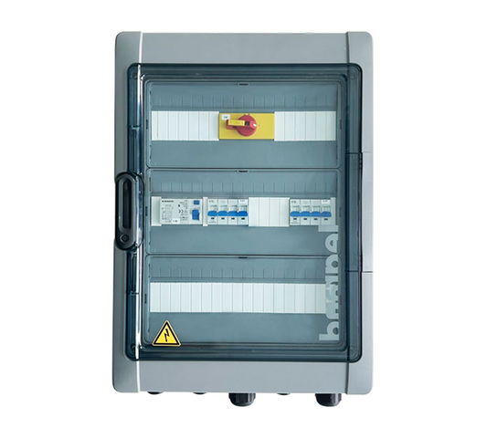 Bild von KACO NEW ENERGY NOTSTROMBOX 63 A, ALLPOLIG MANUELLE UMSCHALTEINRICHTUNG, 3-PHASIG, 63 A