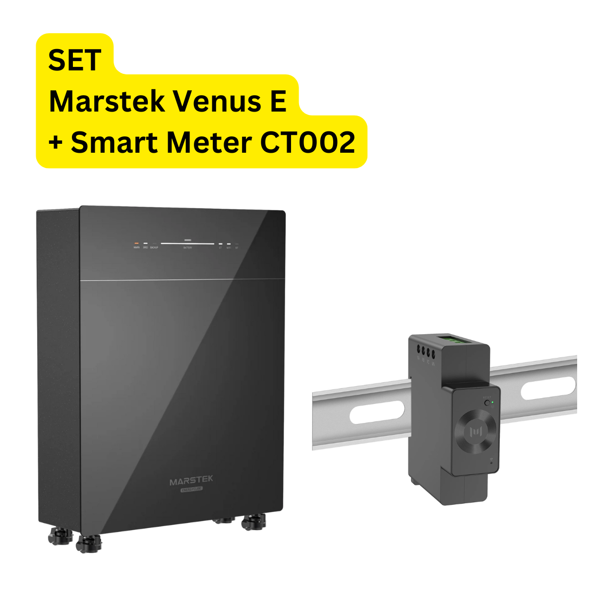 Marstek Venus-E 5,12 kWh Solarspeicher – All-in-One für Balkonkraftwerke und PV-Anlagen (AC-gekoppelt)