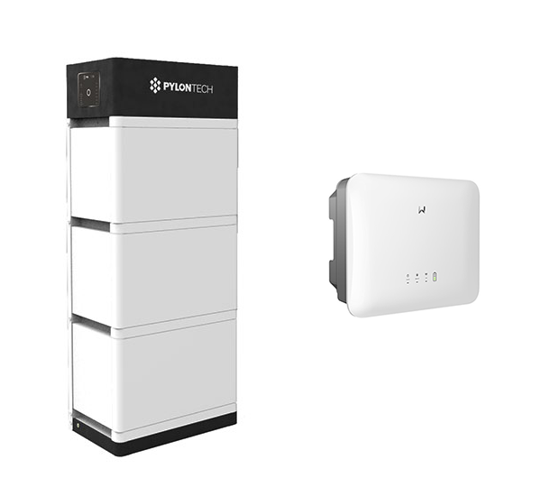 Bild von PYLONTECH + GOODWE PYLONTECH FORCE-L2 10.65 + GW6000*-ES-20 LV-SPEICHERSYSTEM, 10,12 KWH NUTZBAR, 1-PHASIG