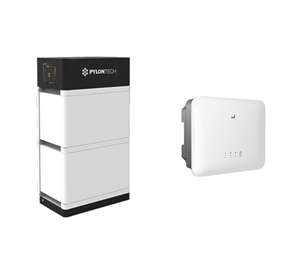Bild von PYLONTECH + GOODWE PYLONTECH FORCE-L2 7.1 + GW5000*-ES-20 LV-SPEICHERSYSTEM, 6,75 KWH NUTZBAR, 1-PHASIG