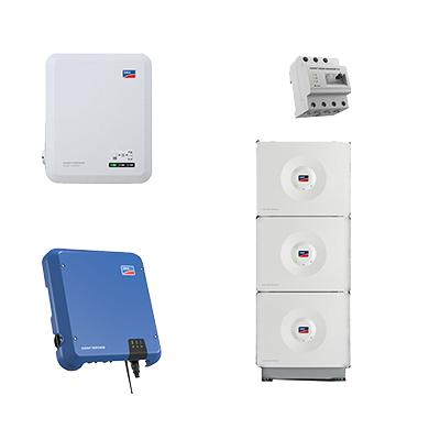Bild von SMA HOME STORAGE 9.8 + STP 10.0 SE + STP 10.0 HV-SPEICHERSYSTEM, 9,84 KWH NUTZBAR, 3-PHASIG