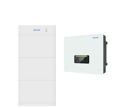 Sofar Solar Hybrid-Speichersystem HYD 15KTL-3PH + BTS E15-DS5 14,25 kWh Speicher, 3-phasig