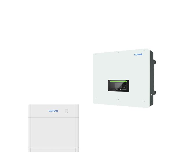 Bild von SOFAR BTS E5-DS5 + HYD 8KTL-3PH HYBRID HV-SPEICHERSYSTEM, 4,75 KWH NUTZBAR, 3-PHASIG