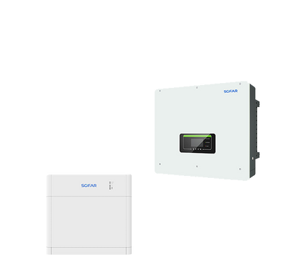 Bild von SOFAR BTS E5-DS5 + HYD 8KTL-3PH HYBRID HV-SPEICHERSYSTEM, 4,75 KWH NUTZBAR, 3-PHASIG