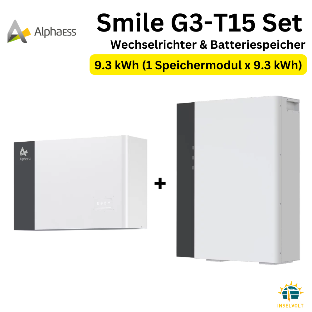 Alpha ESS Smile G3-T15 Wechselrichter und Batteriespeicher-Set