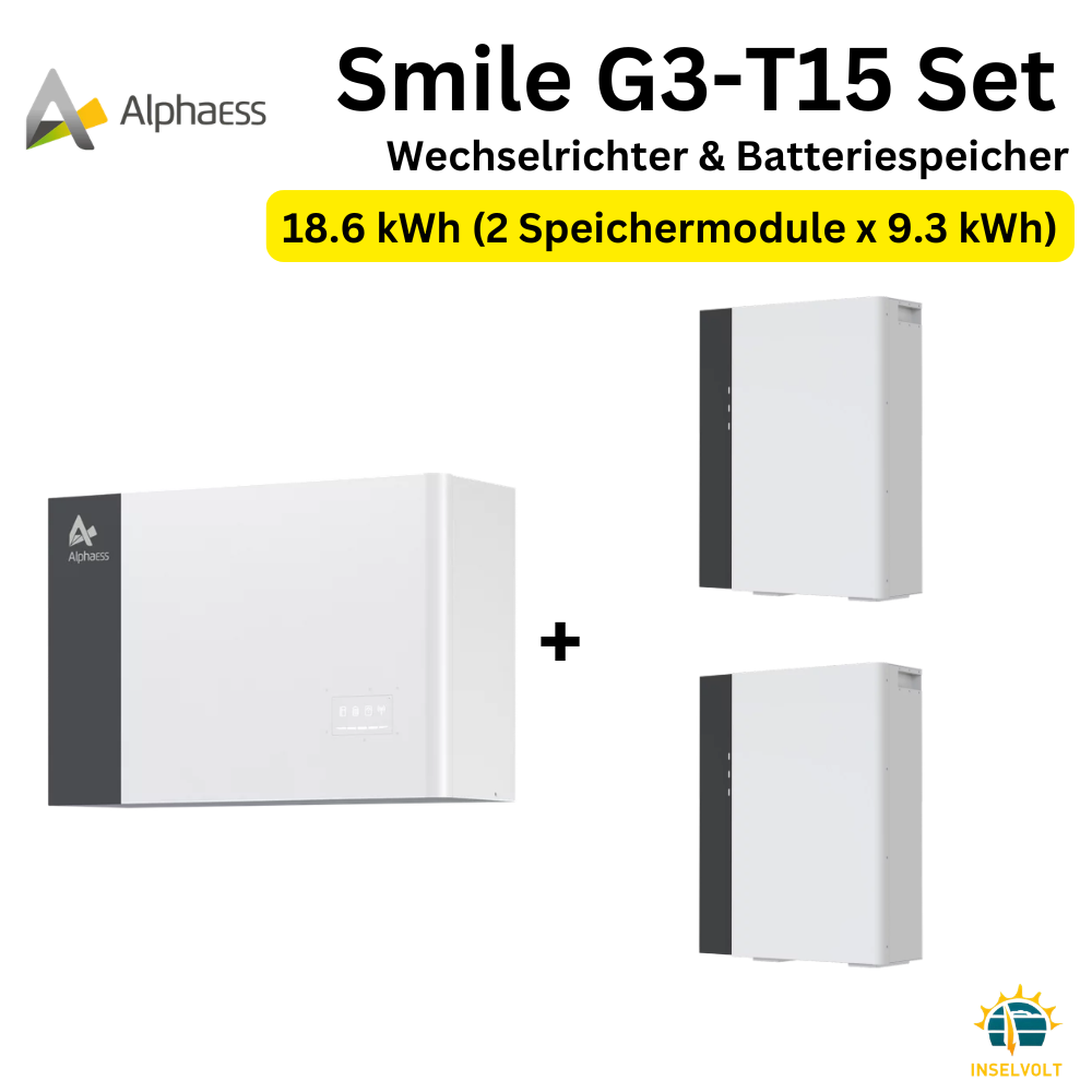 Alpha ESS Smile G3-T15 Wechselrichter und Batteriespeicher-Set