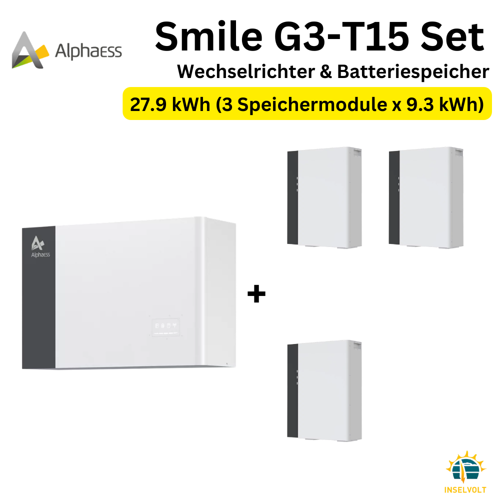 Alpha ESS Smile G3-T15 Wechselrichter und Batteriespeicher-Set