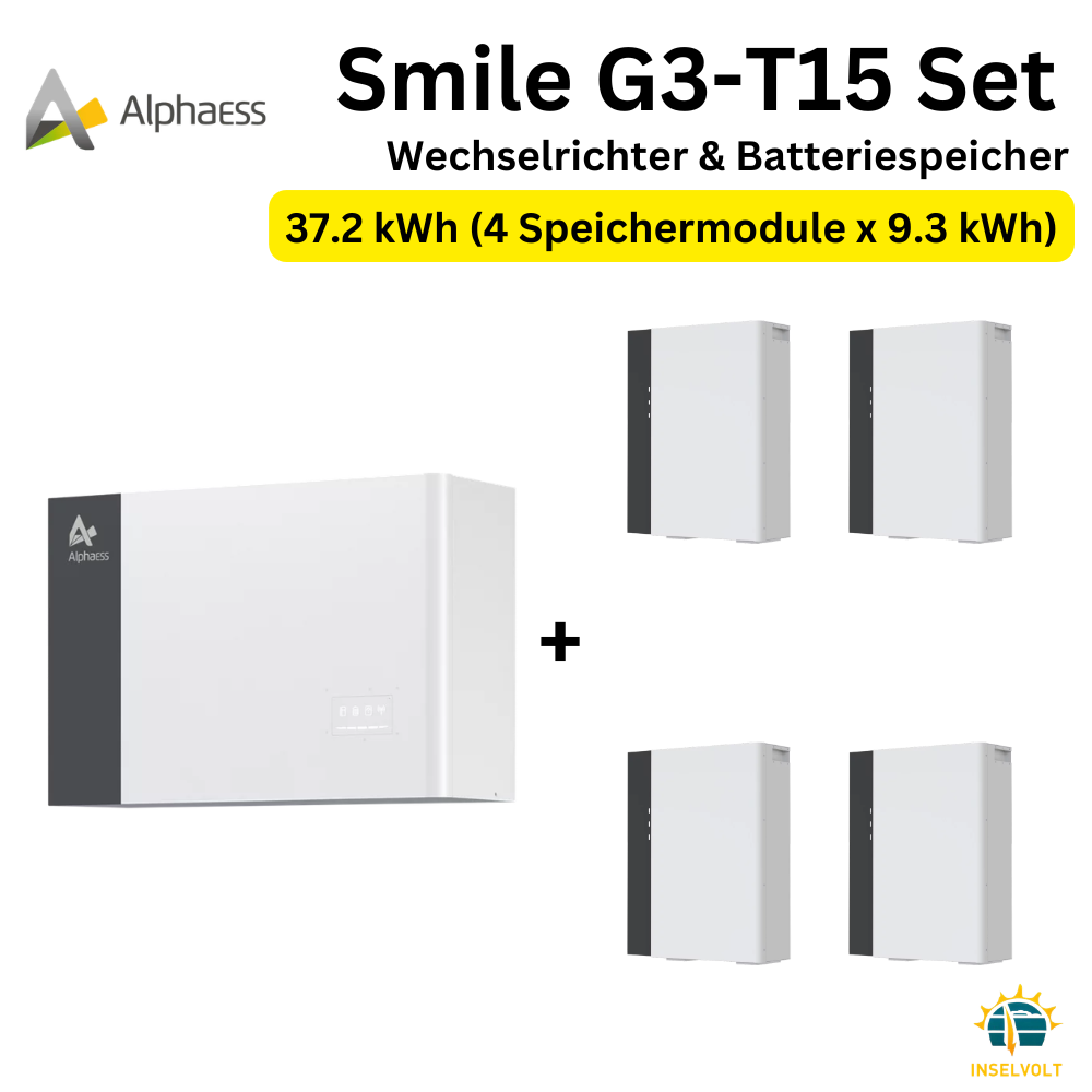 Alpha ESS Smile G3-T15 Wechselrichter und Batteriespeicher-Set