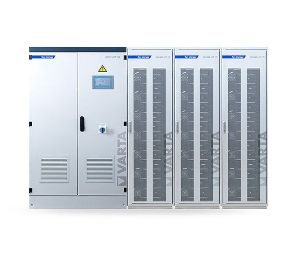 Bild von Varta VARTA FLEX STORAGE E 120/225, GEWERBESPEICHER 202,5 KWH NUTZBAR, 120 KW WR, INKL. INBETRIEBNAHME