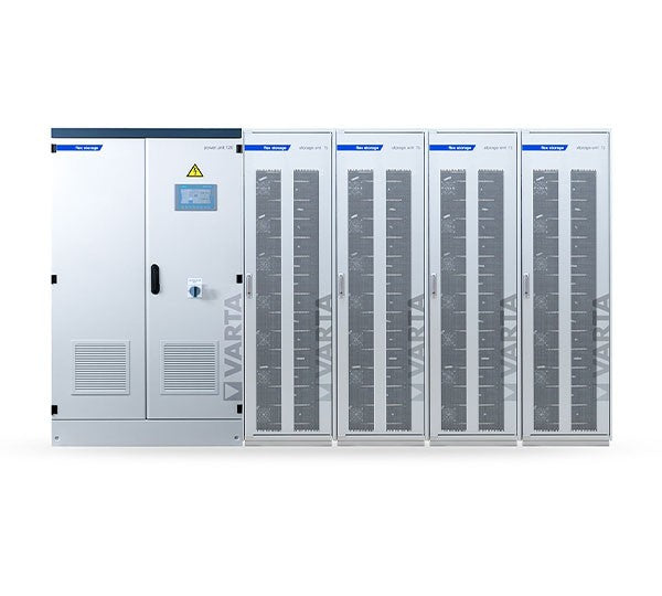 Bild von Varta VARTA FLEX STORAGE E 120/300, STORAGE MIT BACKUP 270 KWH NUTZBAR, 120KW WR, INKL. INBETRIEBNAHME