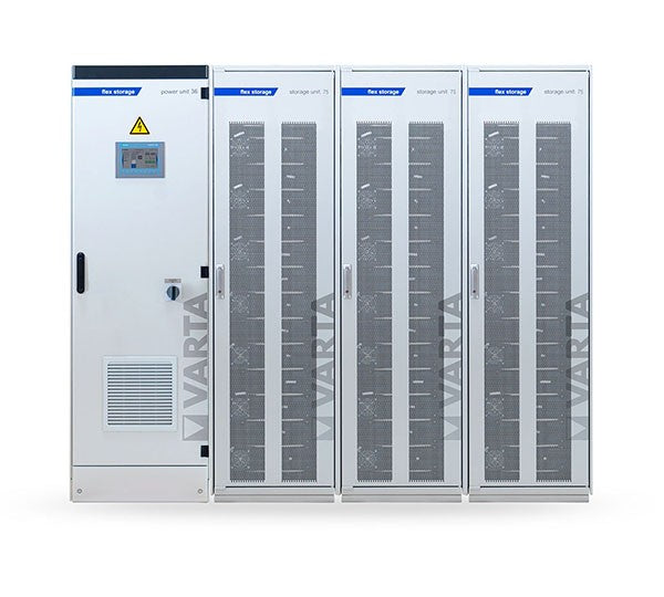 Bild von Varta VARTA FLEX STORAGE E 36/225, GEWERBESPEICHER 202,5 KWH NUTZBAR, 36KW WR, INKL. INBETRIEBNAHME