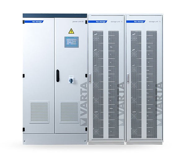 Bild von Varta VARTA FLEX STORAGE E 80/150, GEWERBESPEICHER 135 KWH NUTZBAR, 80KW WR, INKL. INBETRIEBNAHME